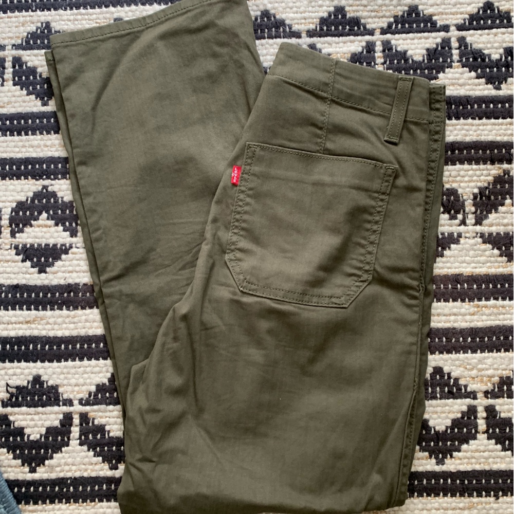 Levi’s Army Green Wide Leg Pants